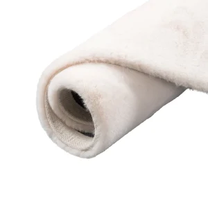 Pergamon Luxus Super Soft Fellteppich Plush Rund In Creme 13