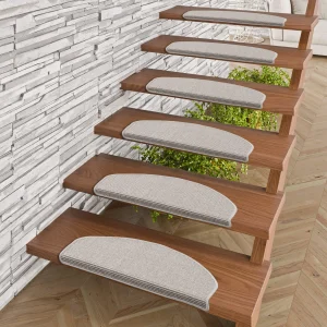 Pergamon Natur Sisal Stufenmatten 15er-Set In Grijs 18