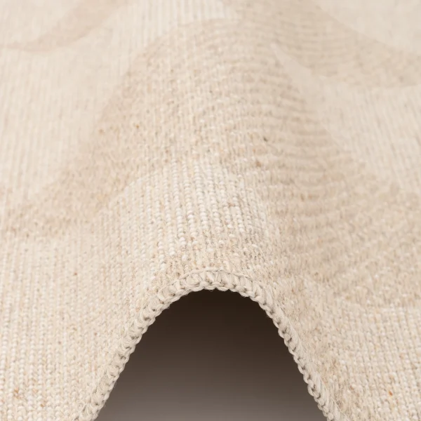 Pergamon Natur Teppich Flachgewebe Casa Rauten In Beige 1