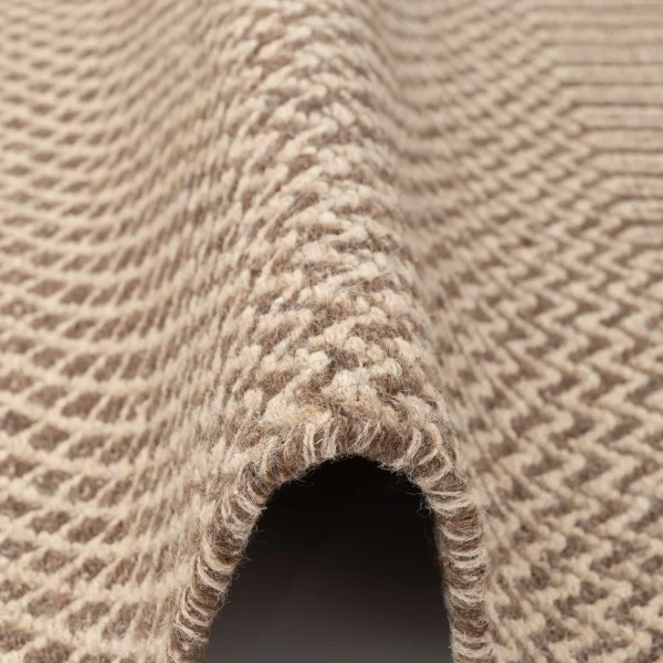 Pergamon Natur Teppich Wolle Rana Meliert In Beige 4