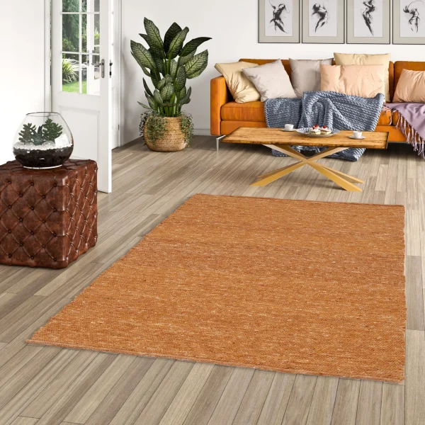 Pergamon Natur Teppich Wolle Yukon In Curry 7
