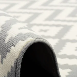 Pergamon Teppich Modern Trendline Rauten In Grijs 11
