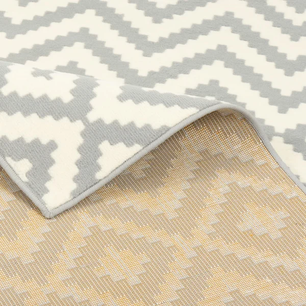 Pergamon Teppich Modern Trendline Rauten In Grijs 5