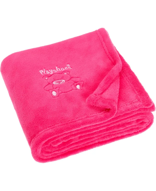 Playshoes Fleece-Decke Bär In Pink 1