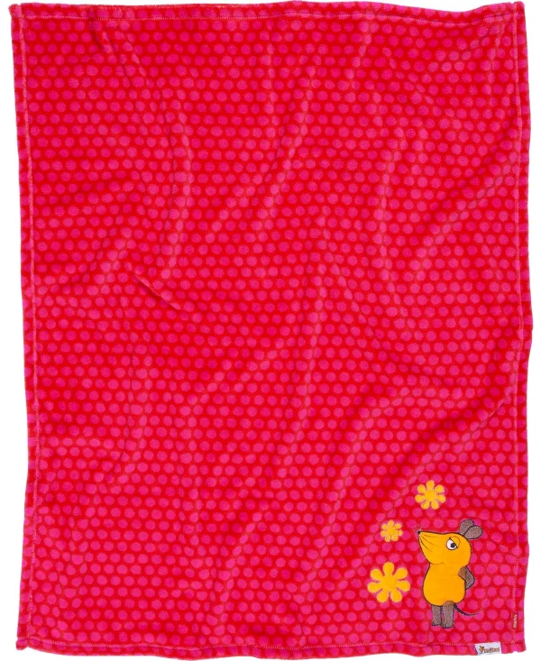 Playshoes Fleece-Decke DIE MAUS In Pink 3