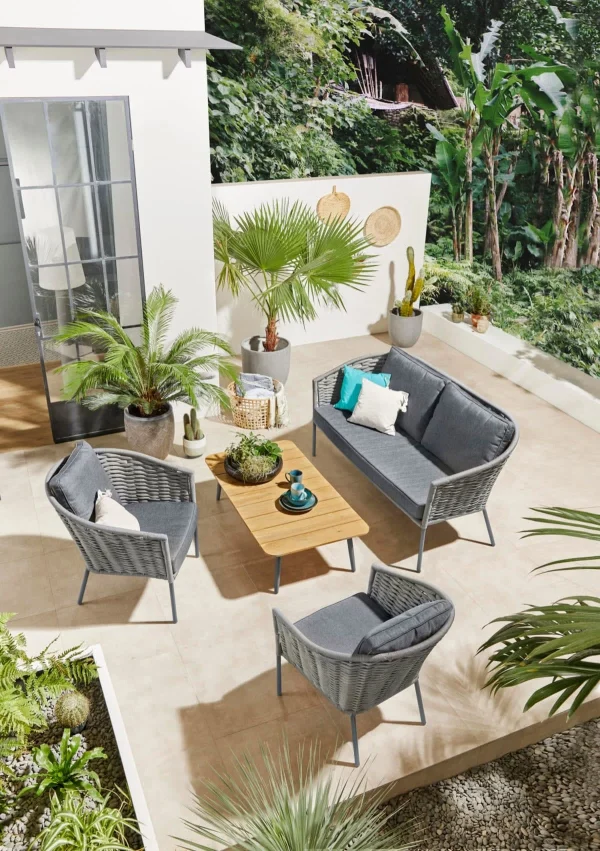 PureDay Outdoor-Kissen Napoli, Beige 4