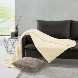 REDBEST Fleece Wohndecke 5er-Pack In Natur 9