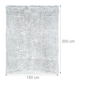Relaxdays 3 X Felldecke In Weiß/ Grau – 150×200 Cm 15