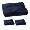 Relaxdays 3x Kuscheldecke In Dunkelblau – (B)200 X (T)220 Cm 23