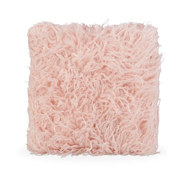Relaxdays 4 X Fellkissen In Rosa – (B)45 X (T)45 Cm 1