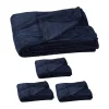 Relaxdays 4x Kuscheldecke In Dunkelblau – (B)200 X (T)220 Cm 11