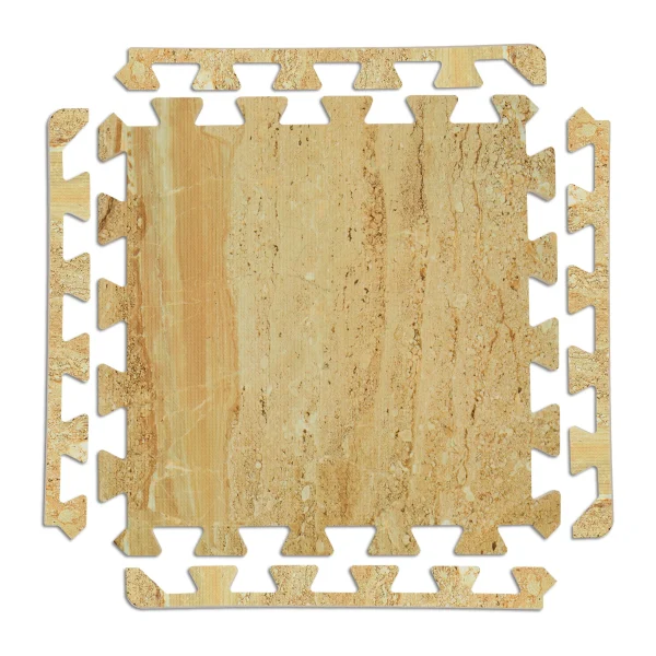 Relaxdays 9er-Set: Bodenschutzmatte In Beige 7