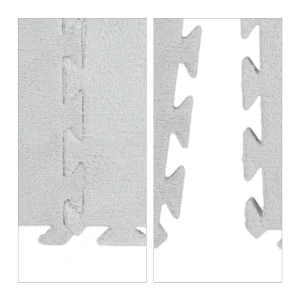 Relaxdays 9x Puzzleteppich In Grau 20