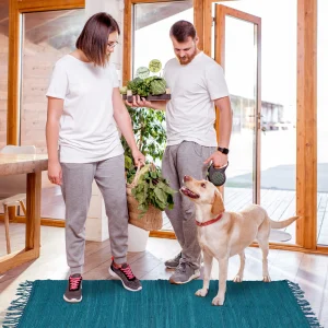 Relaxdays Flickenteppich In Blau – 80×200 Cm 14