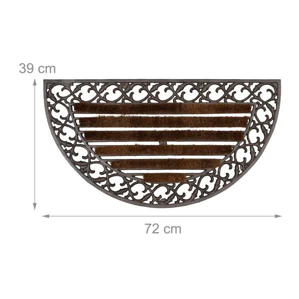 Relaxdays Fußabtreter In Bronze – (B)72 X (T)39 Cm 5