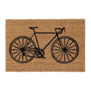 Relaxdays Fußmatte “Fahrrad” In Natur/ Schwarz – 60 X 40 Cm 24