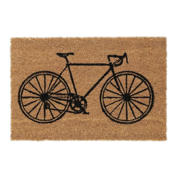 Relaxdays Fußmatte “Fahrrad” In Natur/ Schwarz – 60 X 40 Cm 9