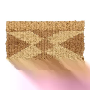Relaxdays Fußmatte In Braun/ Creme – 60 X 40 Cm 24