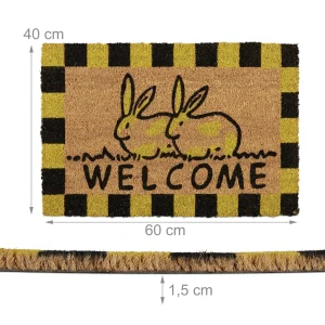 Relaxdays Fußmatte In Bunt – (B)60 X (T)40 Cm 16