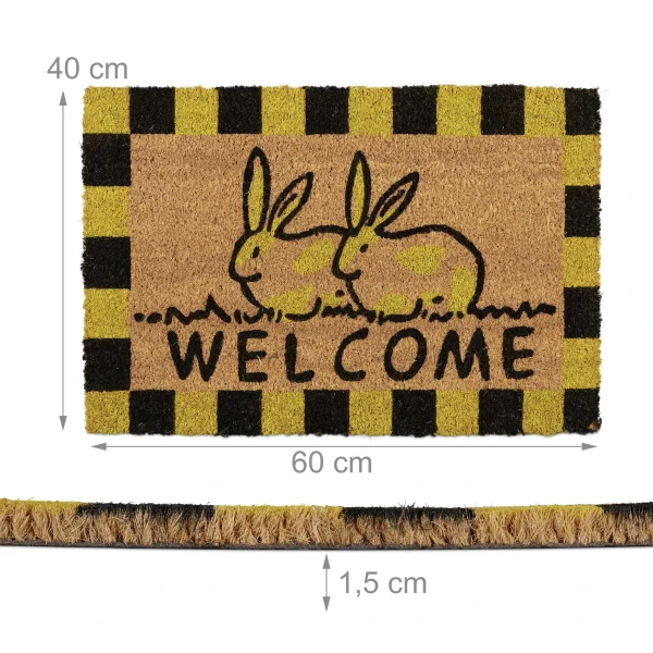 Relaxdays Fußmatte In Bunt – (B)60 X (T)40 Cm 5