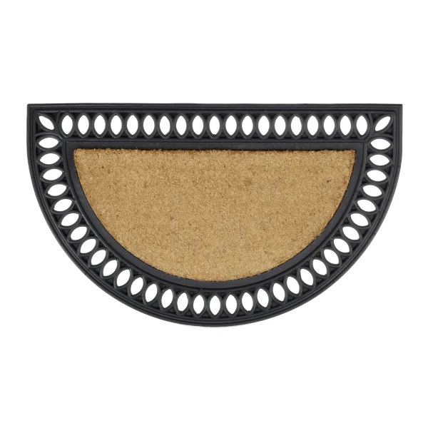 Relaxdays Fußmatte In Natur/Schwarz – (B)75 X (T)45 Cm 1
