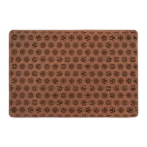 Relaxdays Fußmatte In Orange – (B)60 X (T)40 Cm 24
