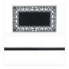 Relaxdays Fußmatte In Silber/ Schwarz – (B)75 X (T)45 Cm 16