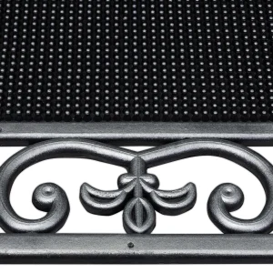 Relaxdays Fußmatte In Silber/ Schwarz – (B)75 X (T)45 Cm 20
