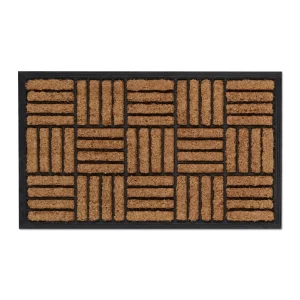 Relaxdays Fußmatte “Muster” In Natur/ Schwarz – 45 X 75 Cm 24