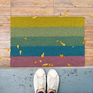 Relaxdays Fußmatte “Regenbogen” In Bunt – (B)60 X (T)40 Cm 18