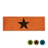 Relaxdays Fußmatte Stern In Orange – (B)75 X (T)25 Cm 17