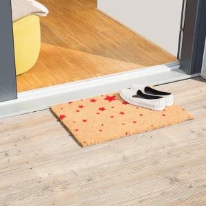 Relaxdays Fußmatte Sterne In Rot – (B)60 X (T)40 Cm 9