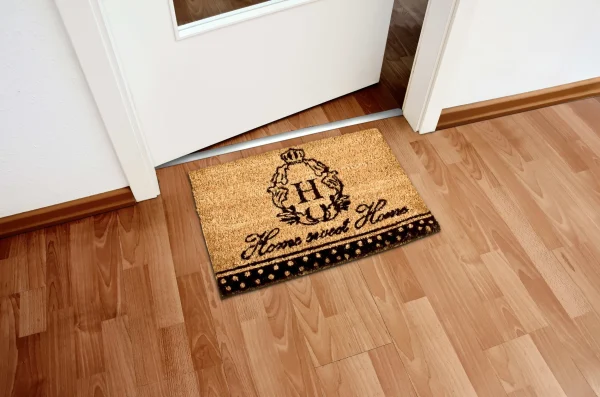Relaxdays Fußmatte Sweet Home In Braun – (B)60 X (T)40 Cm 3