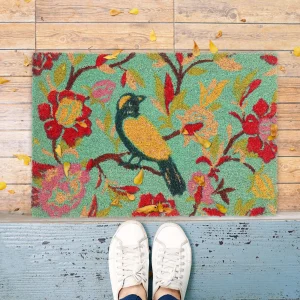 Relaxdays Fußmatte “Vogel” In Bunt – (B)60 X (T)40 Cm 12