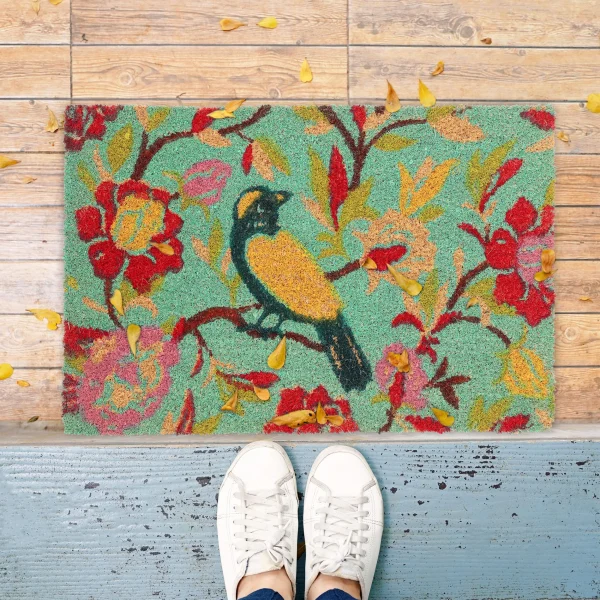 Relaxdays Fußmatte “Vogel” In Bunt – (B)60 X (T)40 Cm 3