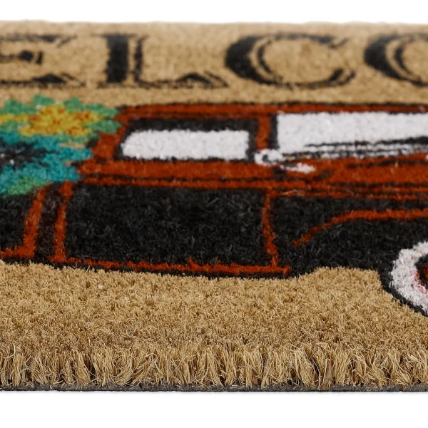 Relaxdays Fußmatte “Welcome Auto” In Natur – (L)60 X (B)40 Cm 7