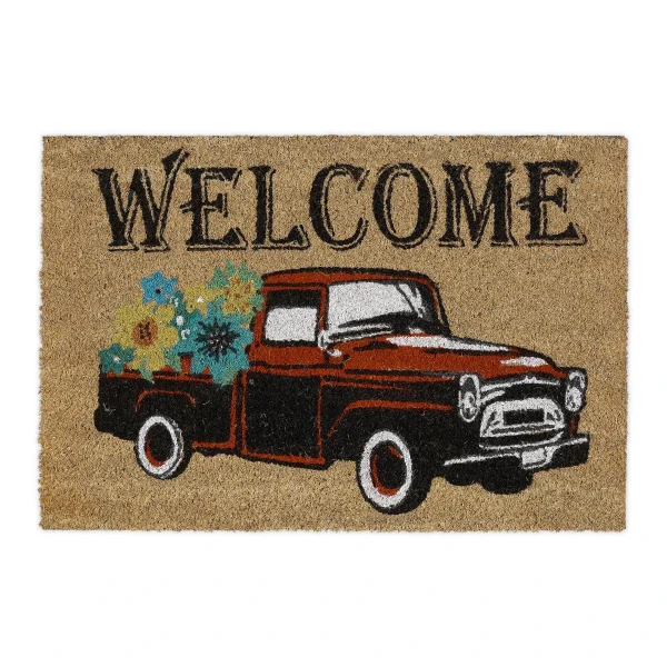 Relaxdays Fußmatte “Welcome Auto” In Natur – (L)60 X (B)40 Cm 9