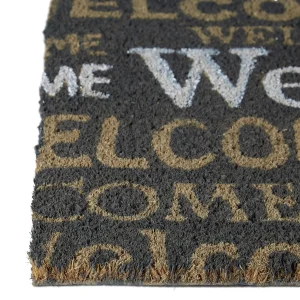 Relaxdays Fußmatte Welcome In Braun – (B)60 X (T)40 Cm 16