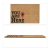 Relaxdays Fußmatte “You Are Here” In Natur – 40 X 60 Cm 28