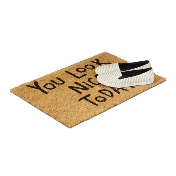Relaxdays Fußmatte You Look Nice In Natur – (B)60 X (T)40 Cm 3
