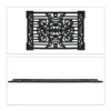 Relaxdays Gummi-Fußmatte In Schwarz – (B)60 X (T)40 Cm 26
