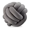 Relaxdays Knotenkissen In Dunkelgrau – Ø 25 Cm 5
