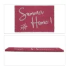 Relaxdays Kokos-Fußmatte “Summer Home” In Pink/ Weiß – (B)60 X (T)40 Cm 20