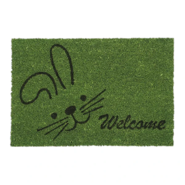 Relaxdays Kokosfußmatte “Hase” In Grün – 40 X 60 Cm 9