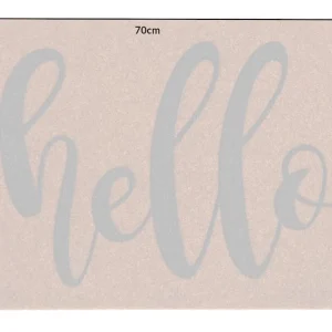 Riess-ambiente.de Fußmatte HELLO In Braun / Grau – 70 X 1 X 45cm 9