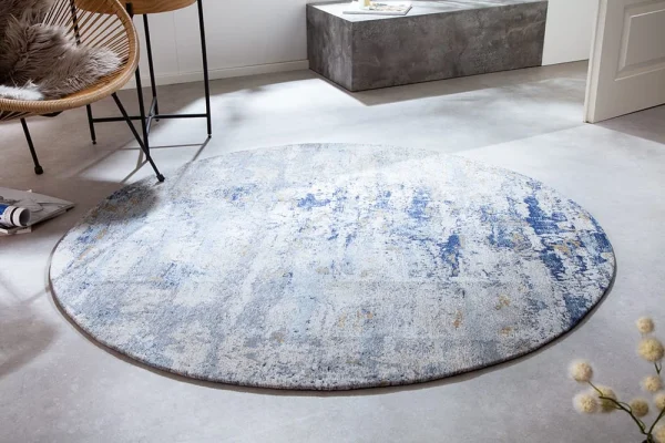 Riess-ambiente.de Teppich MODERN ART In Blau – 150 X 1 X 150cm 4