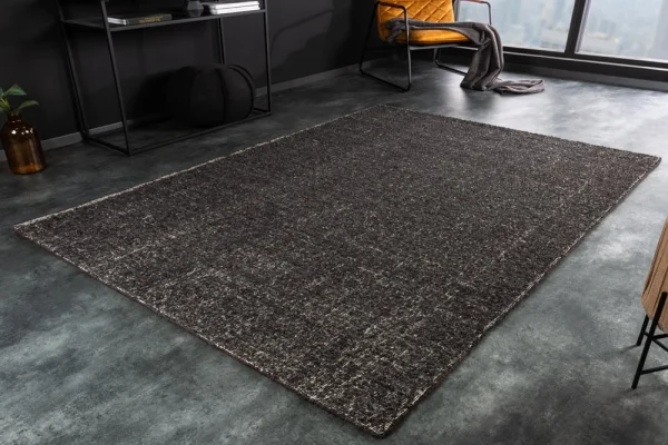 Riess-ambiente.de Teppich WOOL In Dunkelgrau – 230 X 1 X 160cm 3
