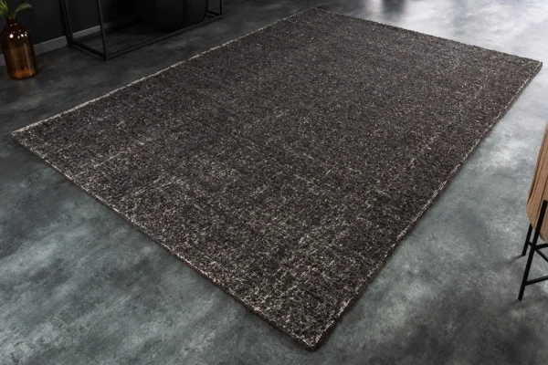 Riess-ambiente.de Teppich WOOL In Dunkelgrau – 230 X 1 X 160cm 4
