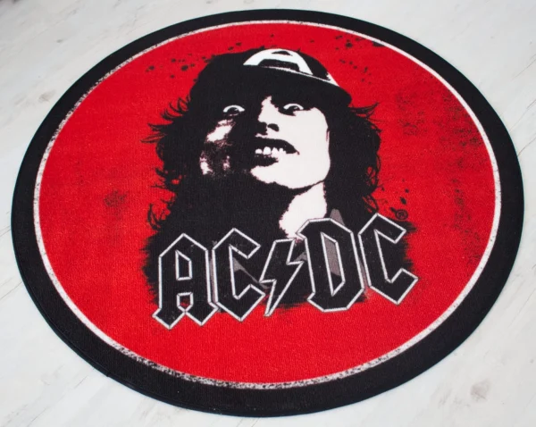 Rockbites AC/DC Face Teppich In Rot 5