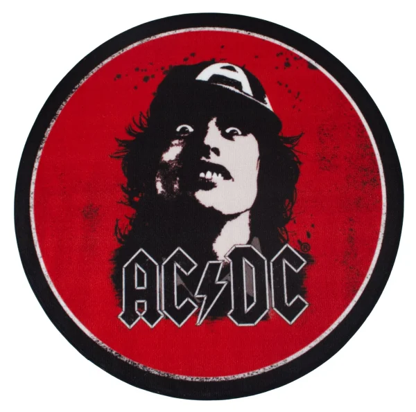 Rockbites AC/DC Face Teppich In Rot 1